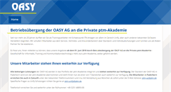 Desktop Screenshot of oasy.de